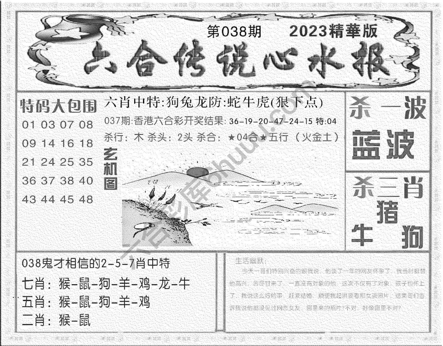 六合传说心水报
