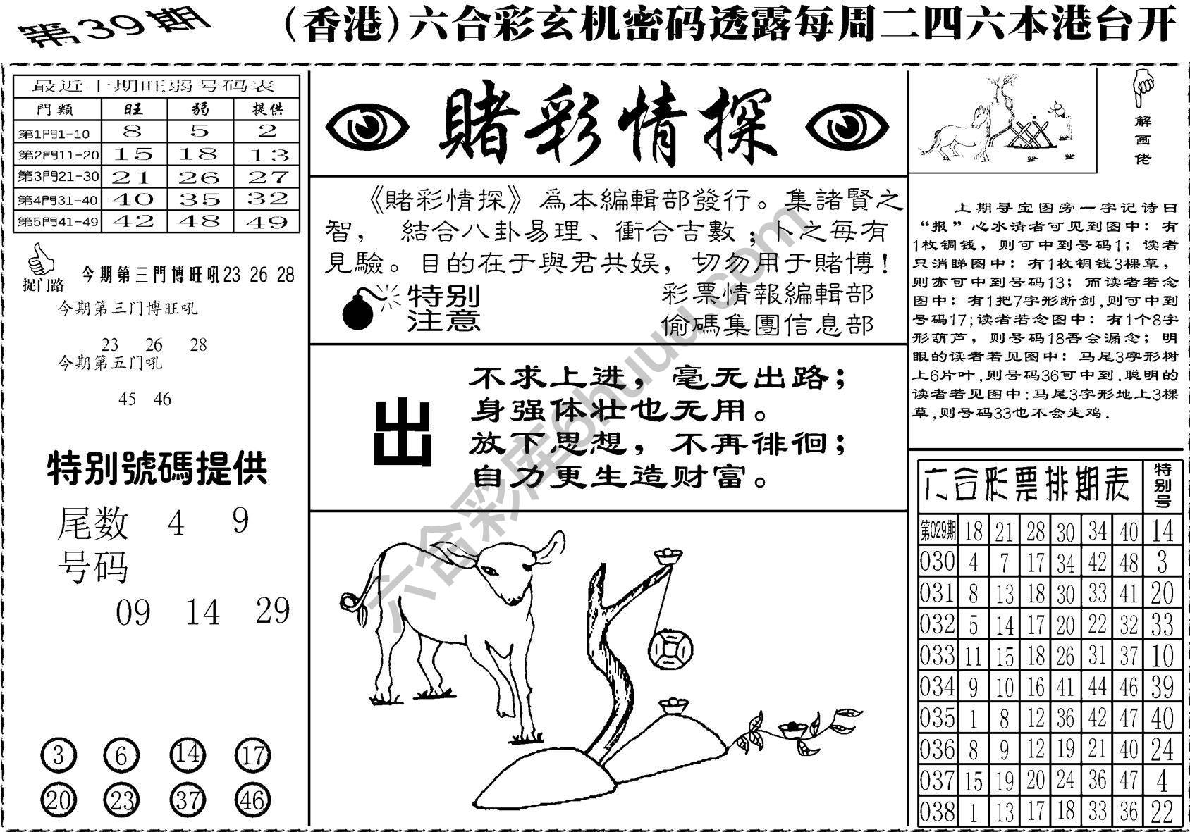 赌彩情探