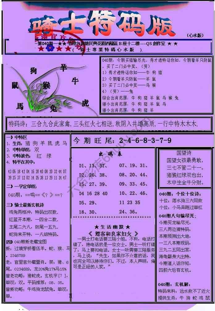 另类骑士特码版