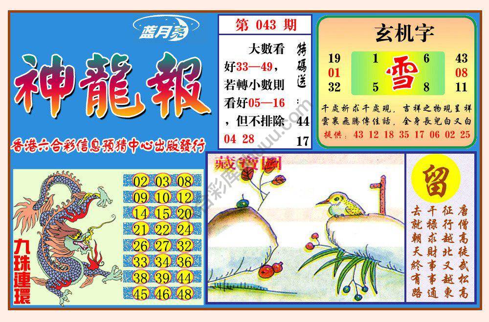 蓝月亮神龙报