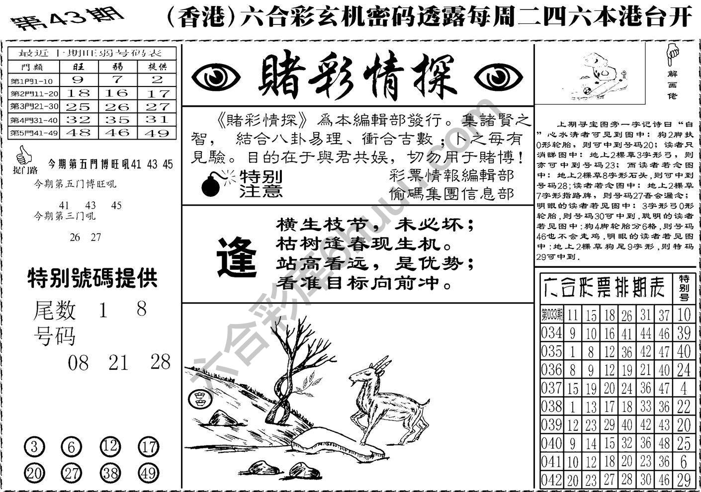 赌彩情探