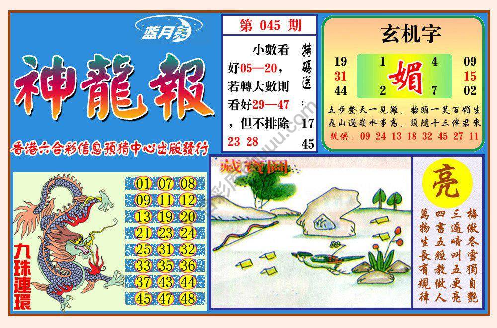 蓝月亮神龙报