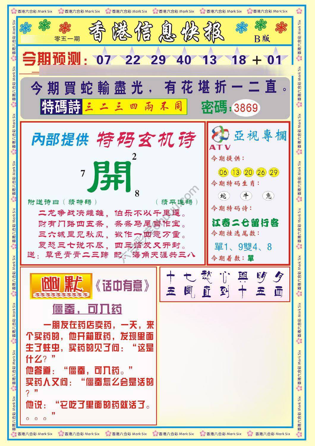 香港信息快报