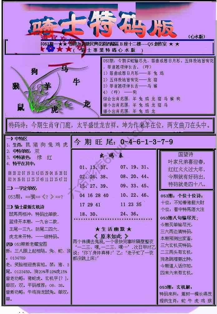 另类骑士特码版