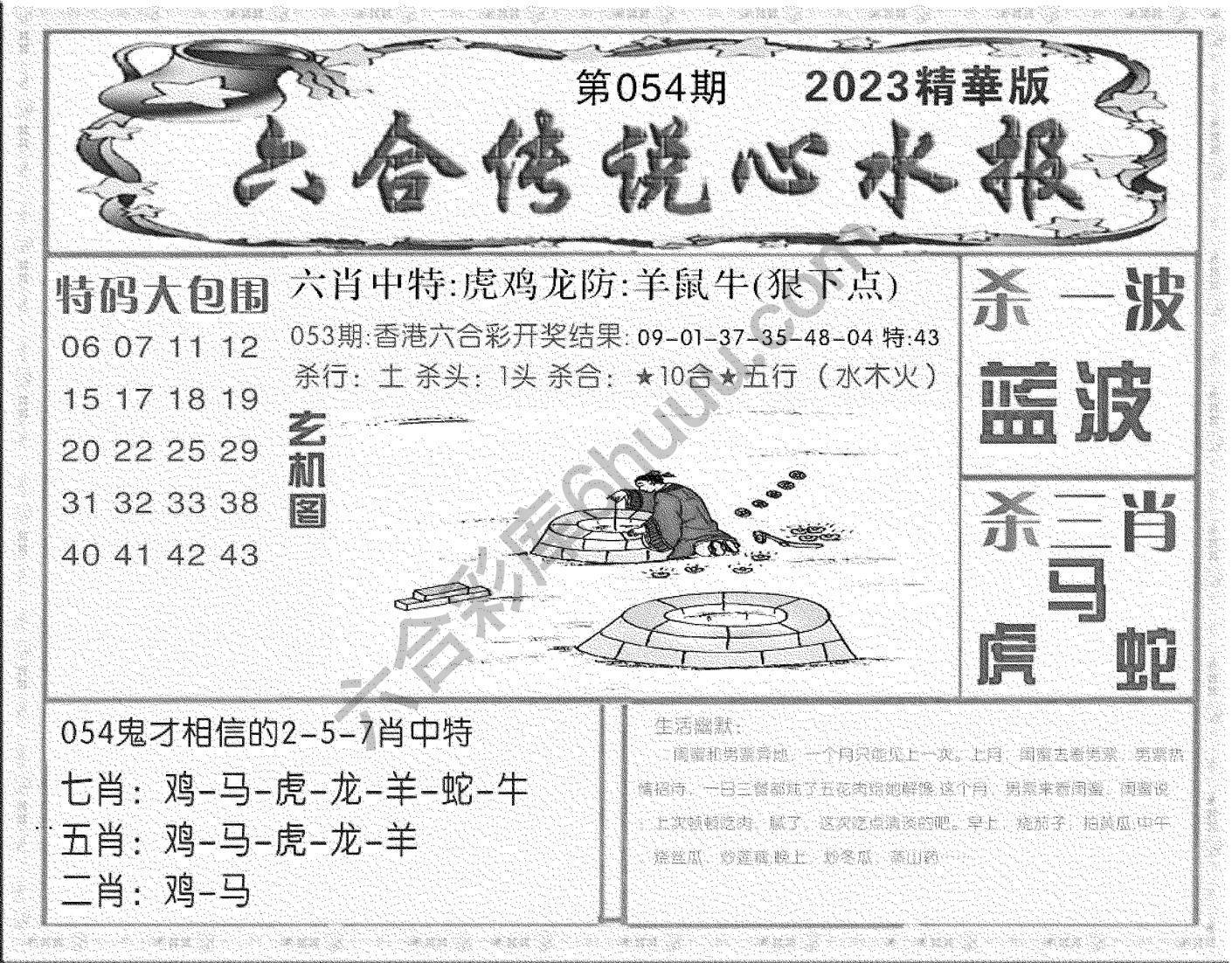 六合传说心水报