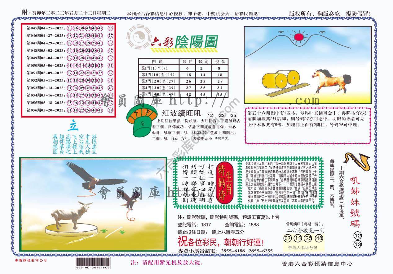 六彩阴阳图