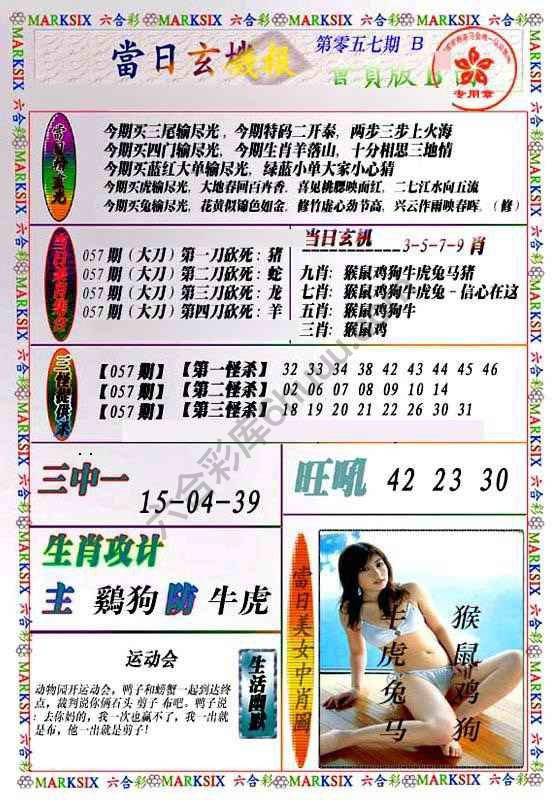 当日玄机报
