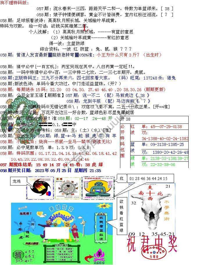 青龙五鬼报