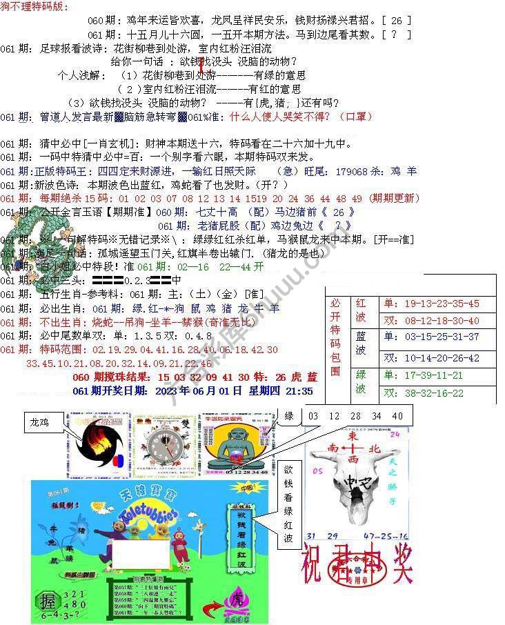 青龙五鬼报