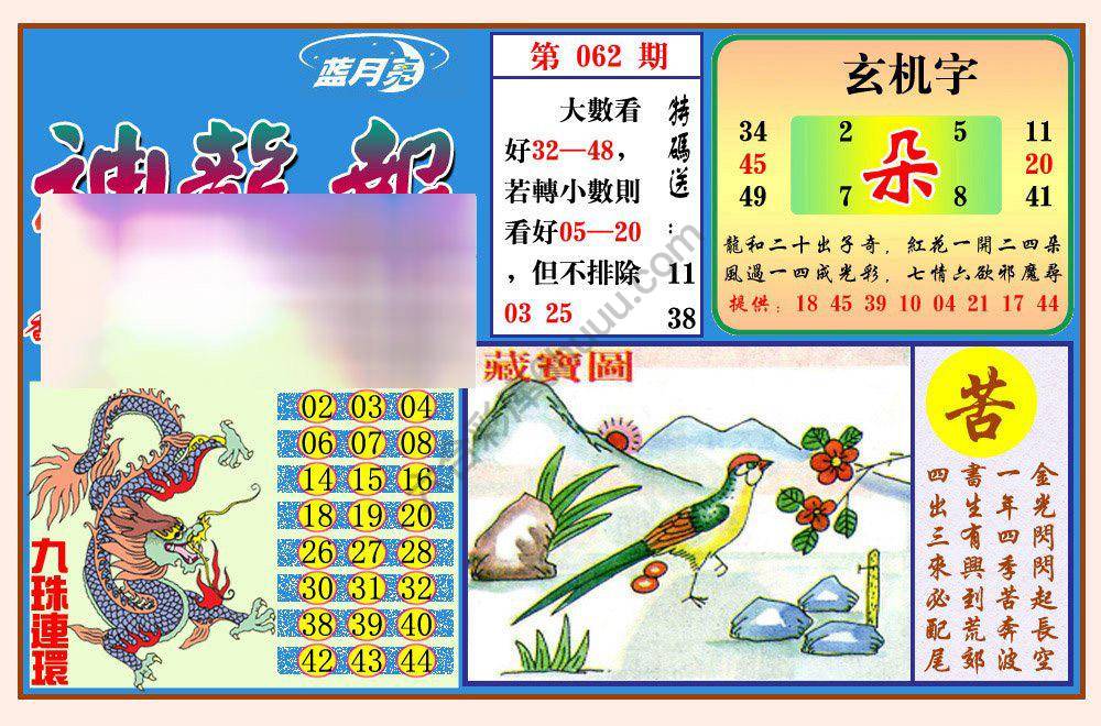 蓝月亮神龙报