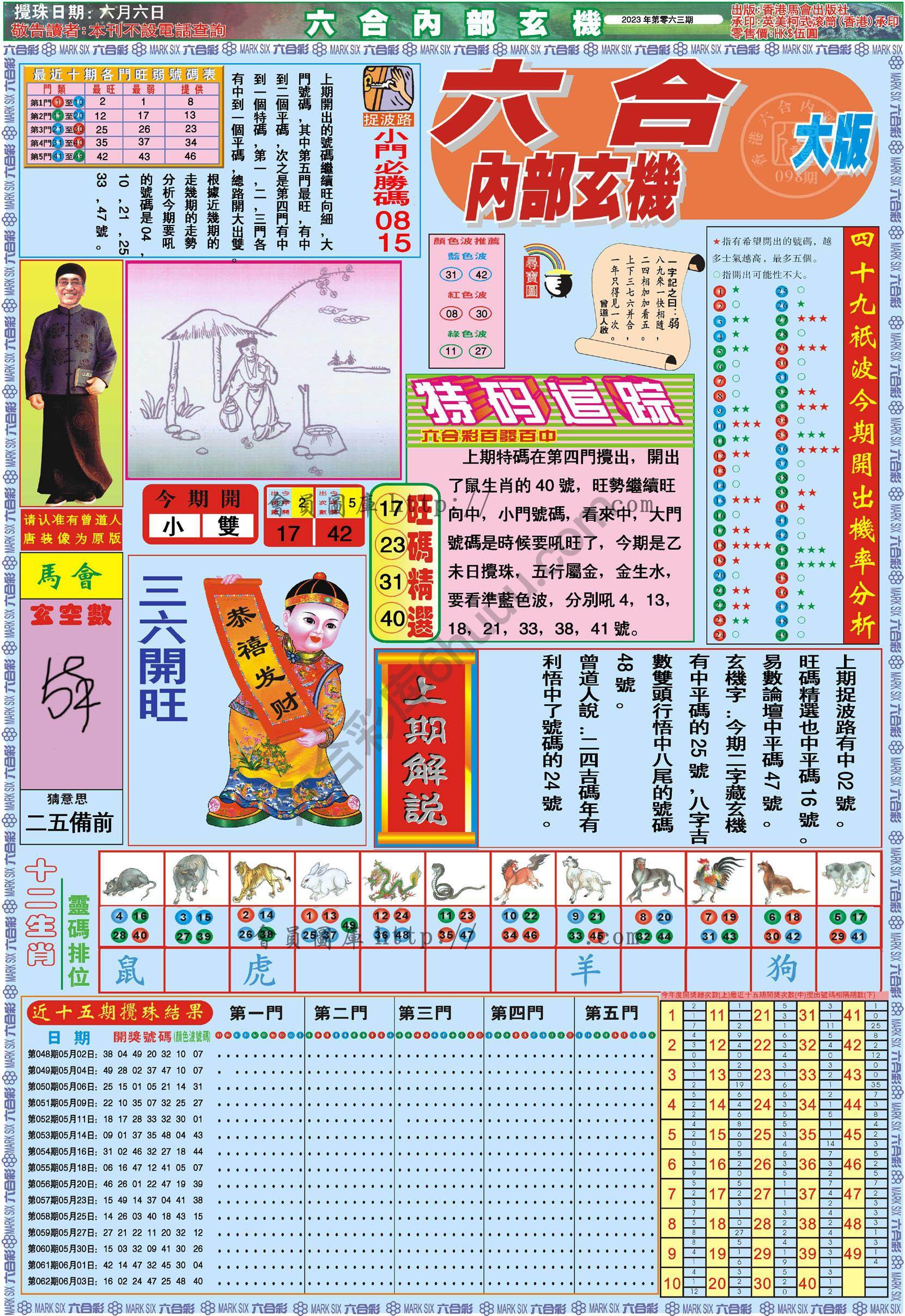 六合内部玄机