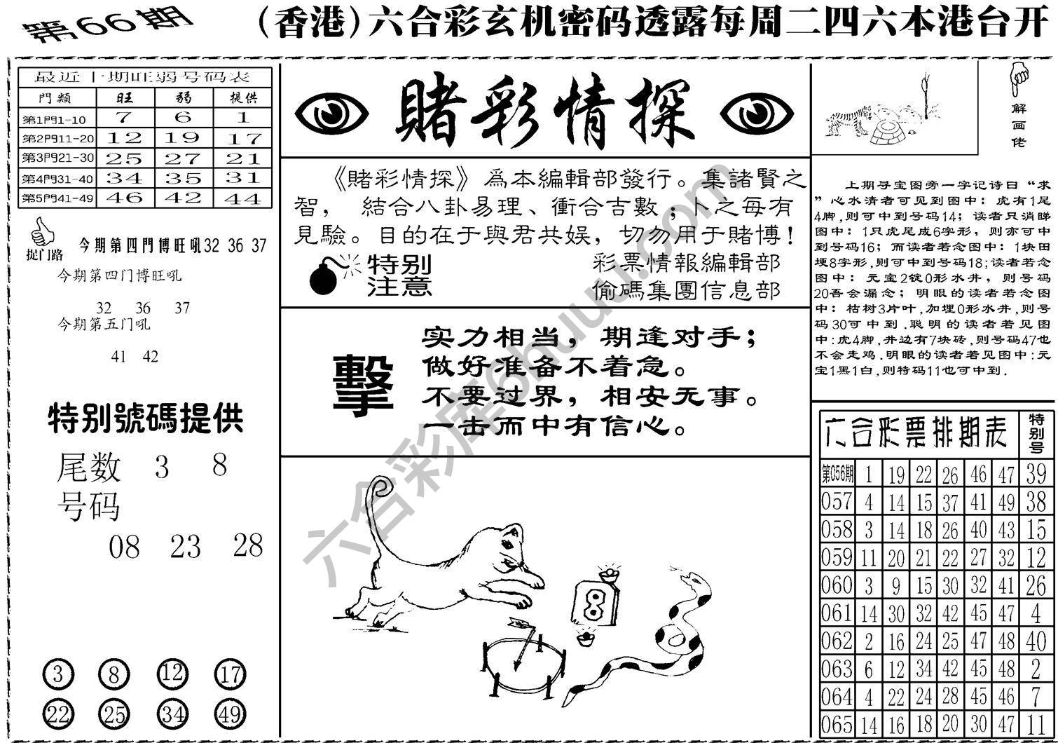 赌彩情探