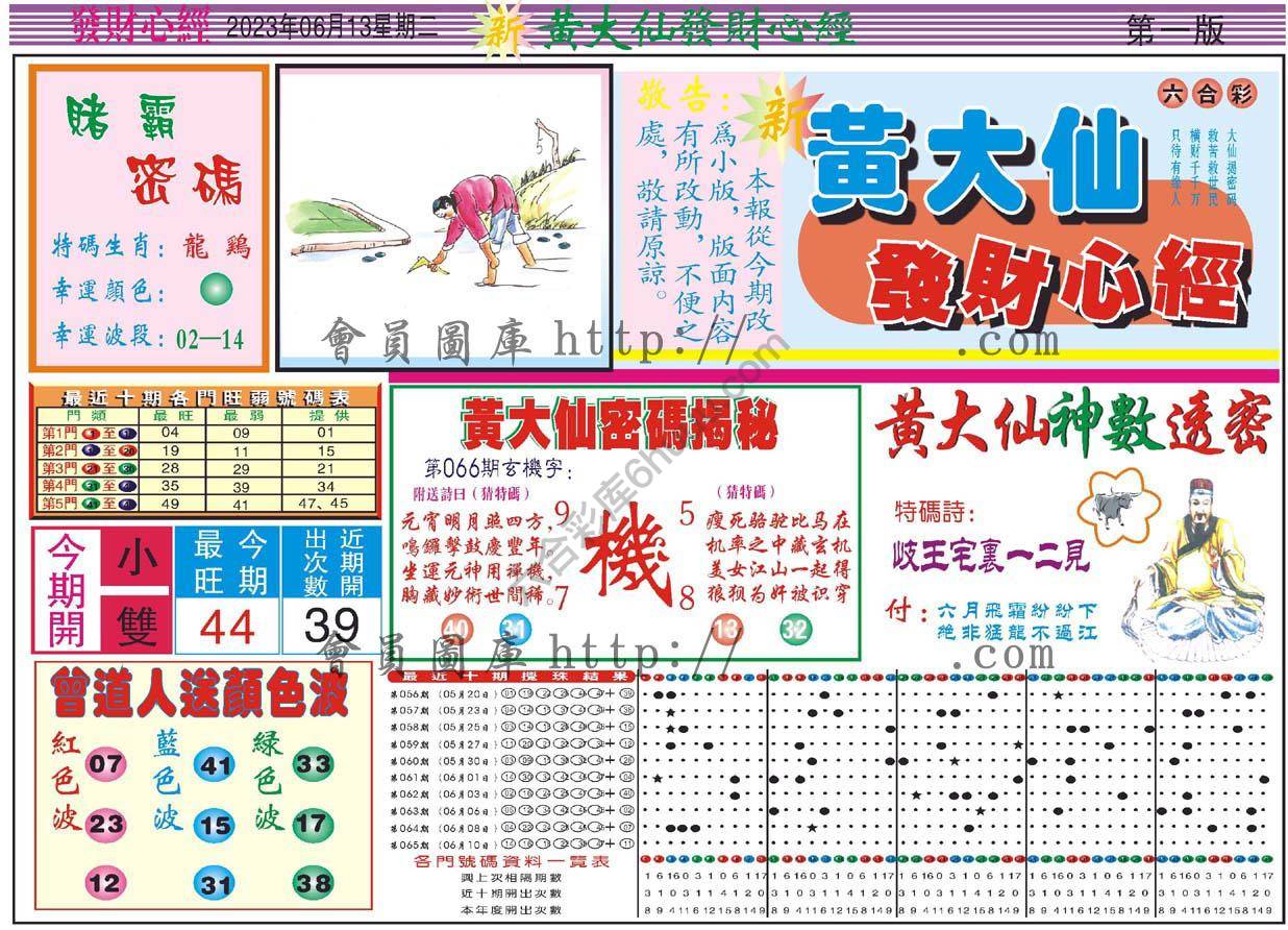 黄大仙发财心经