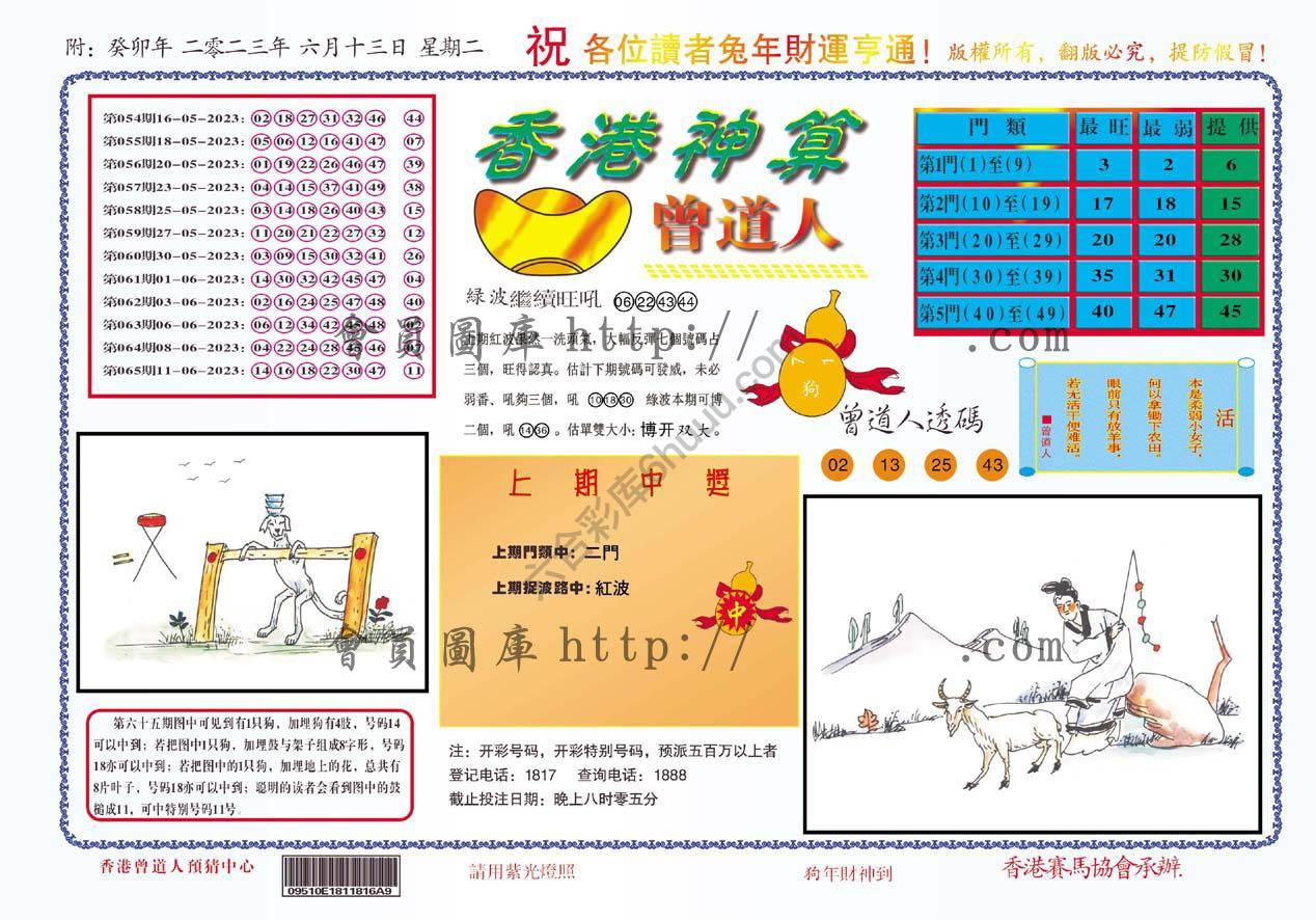 香港神算曾道人