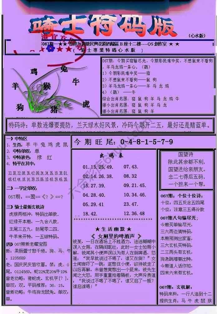 另类骑士特码版