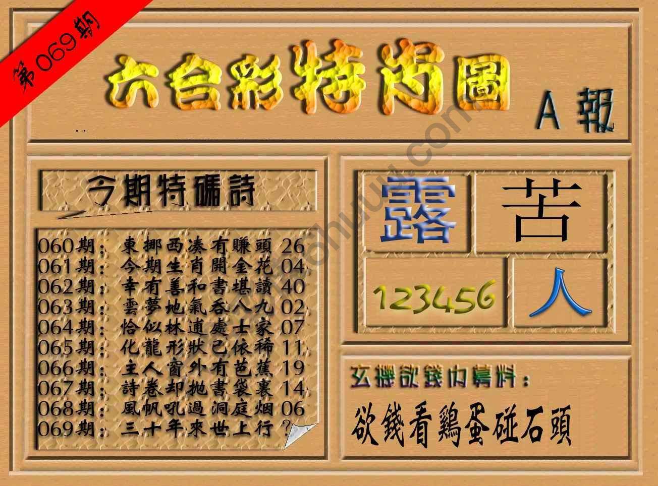 六合彩特肖图