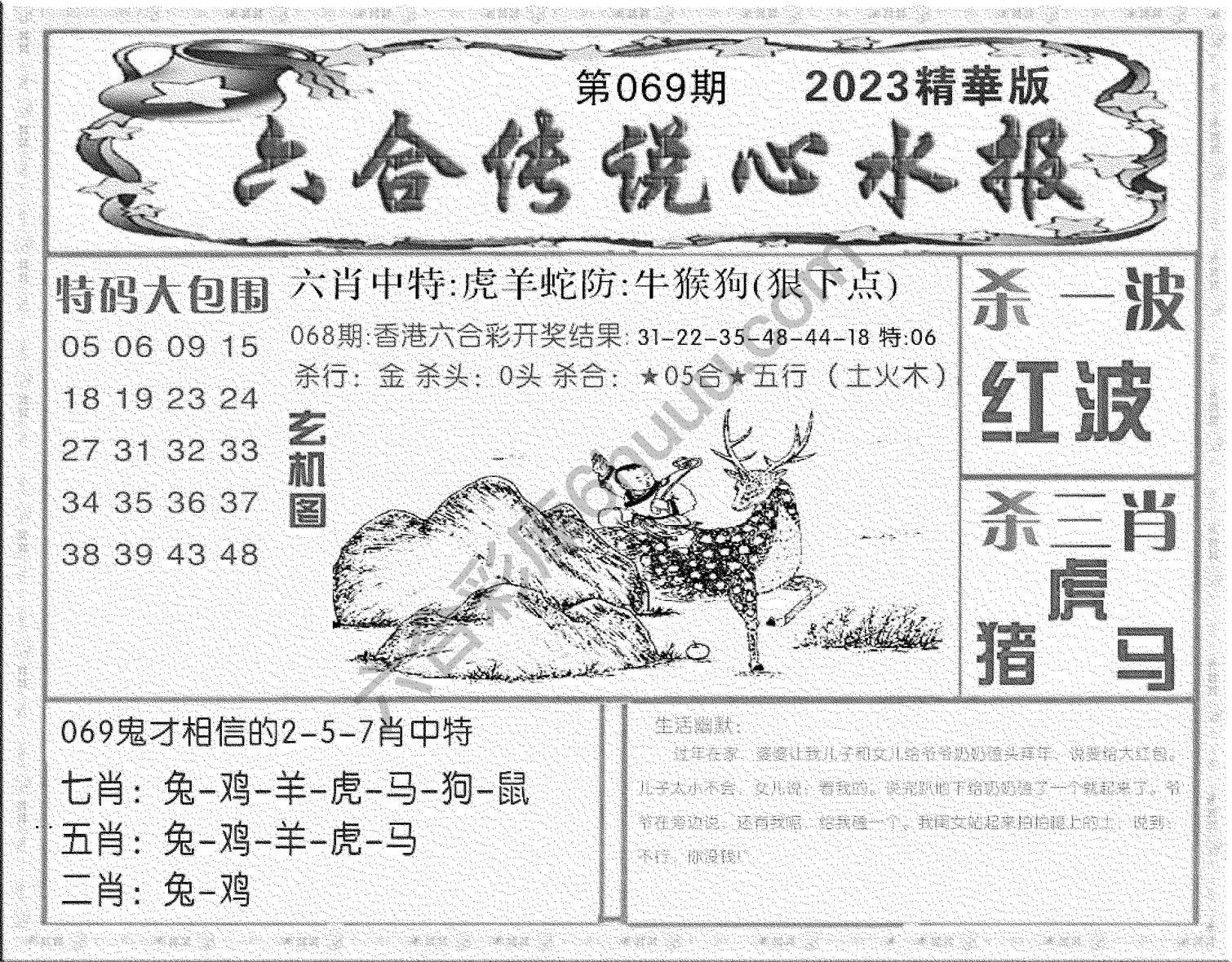 六合传说心水报