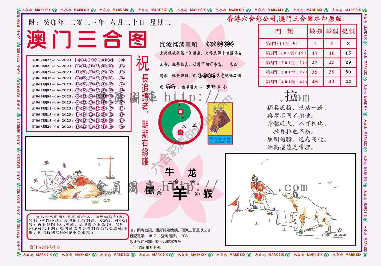 澳门三合图