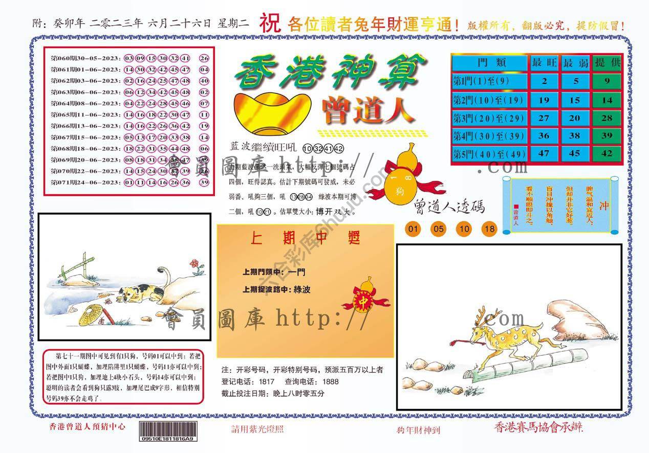 香港神算曾道人
