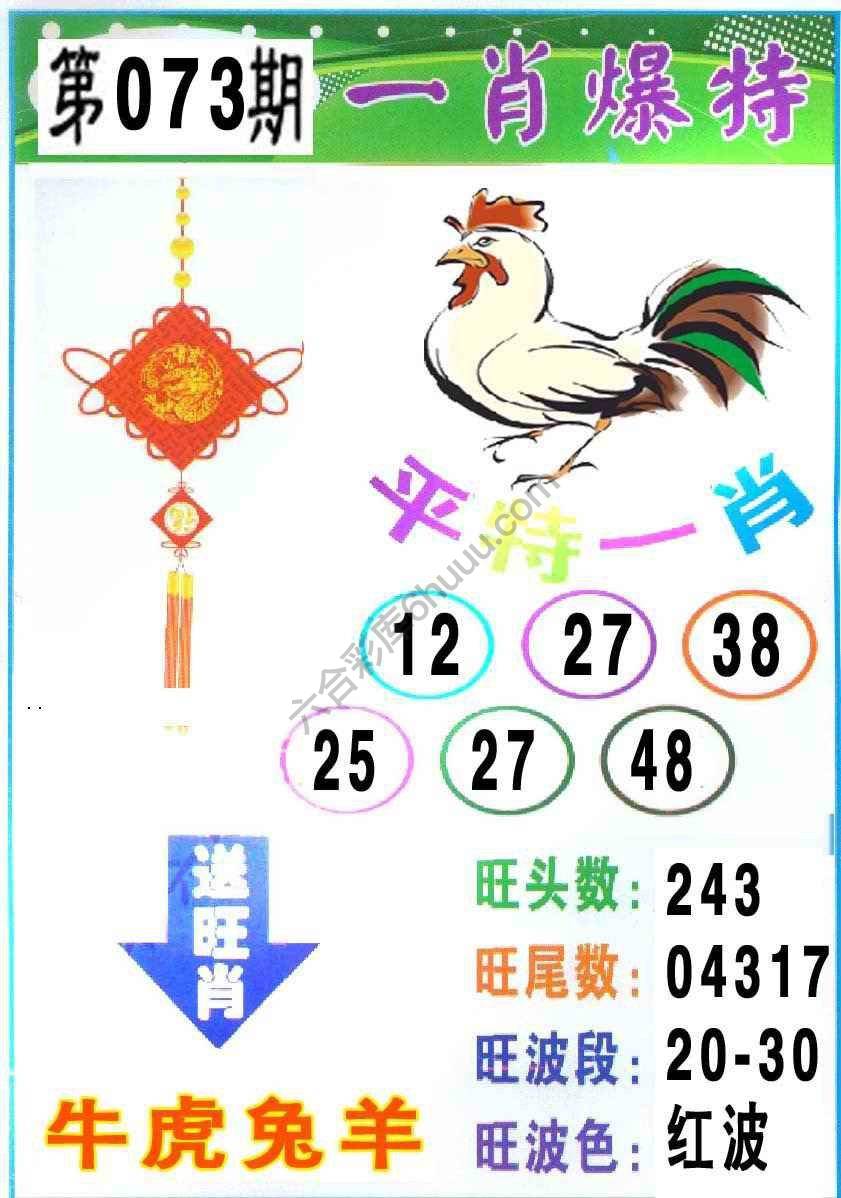 一肖爆特（新版）