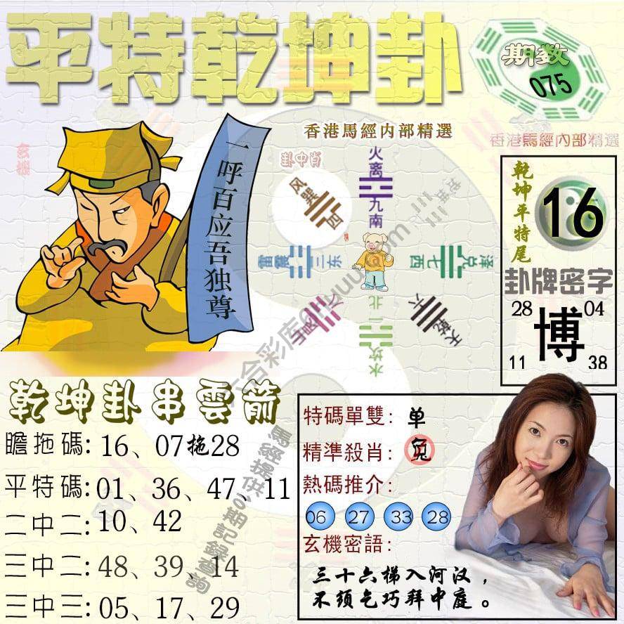 平特乾坤卦