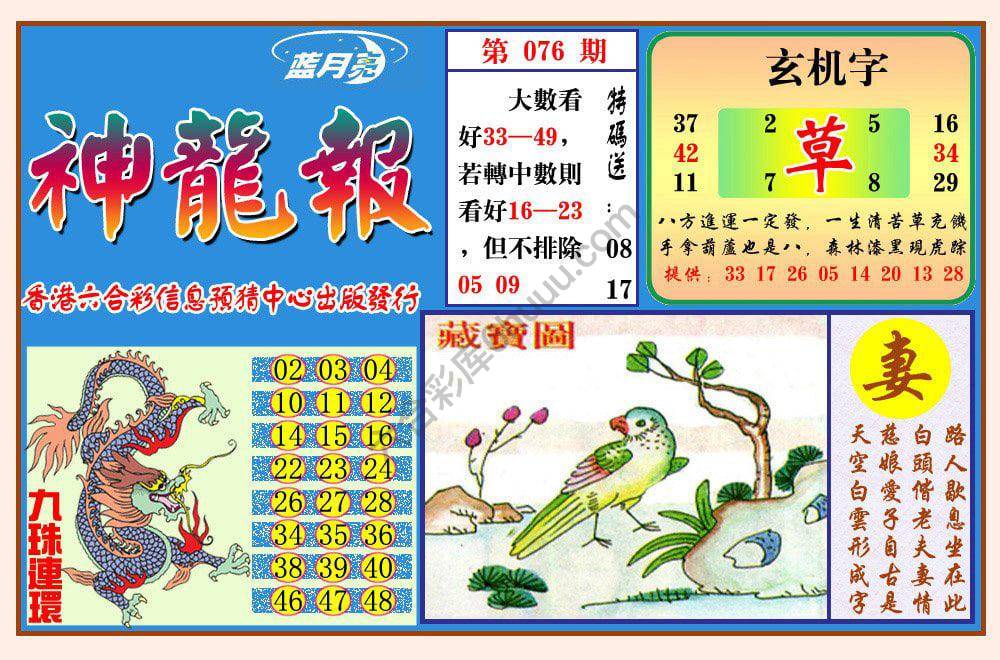 蓝月亮神龙报