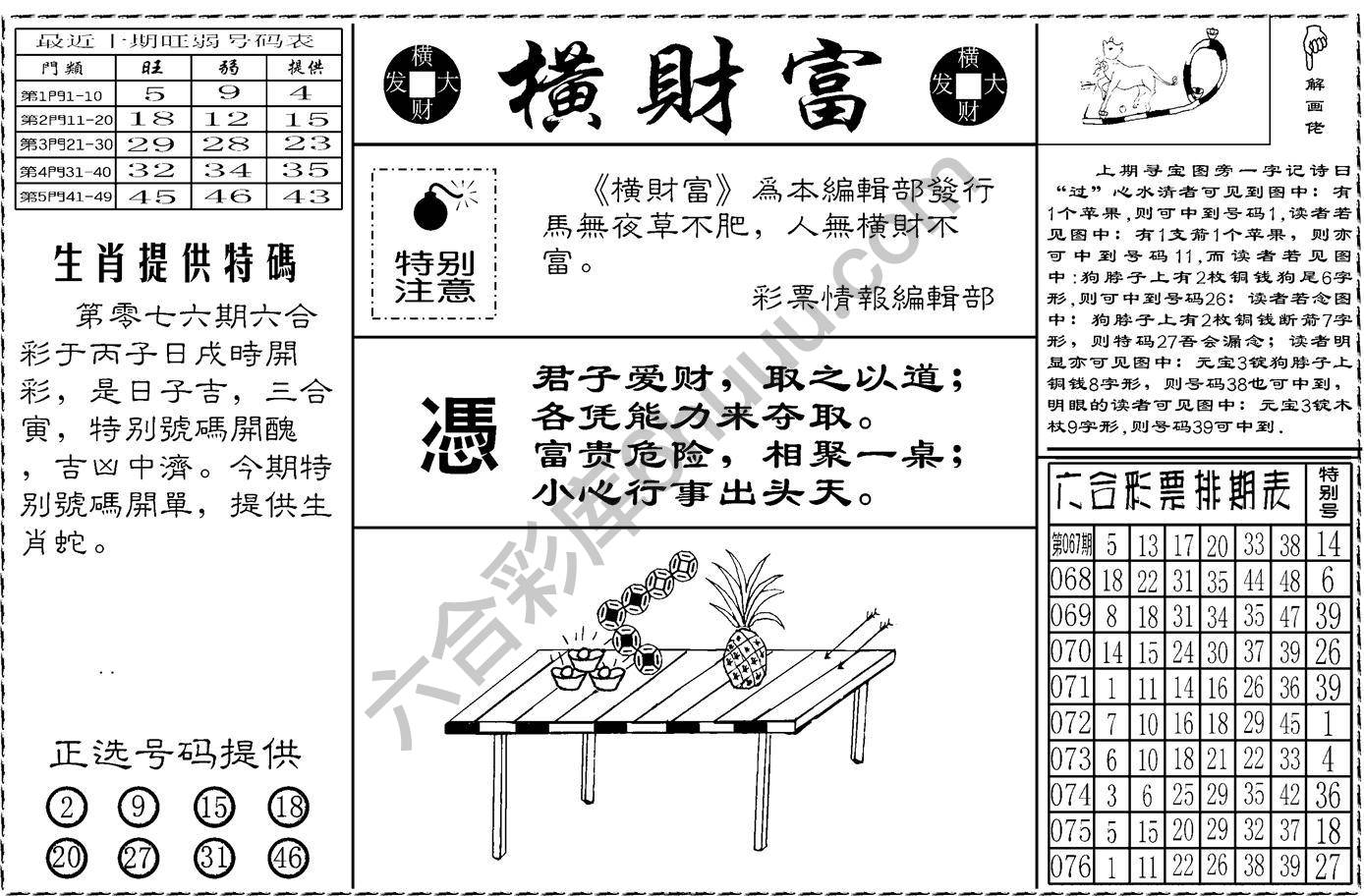 横财富