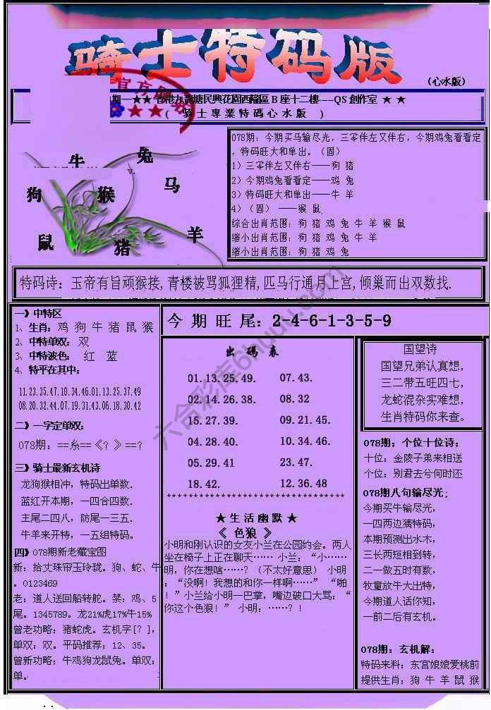 另类骑士特码版