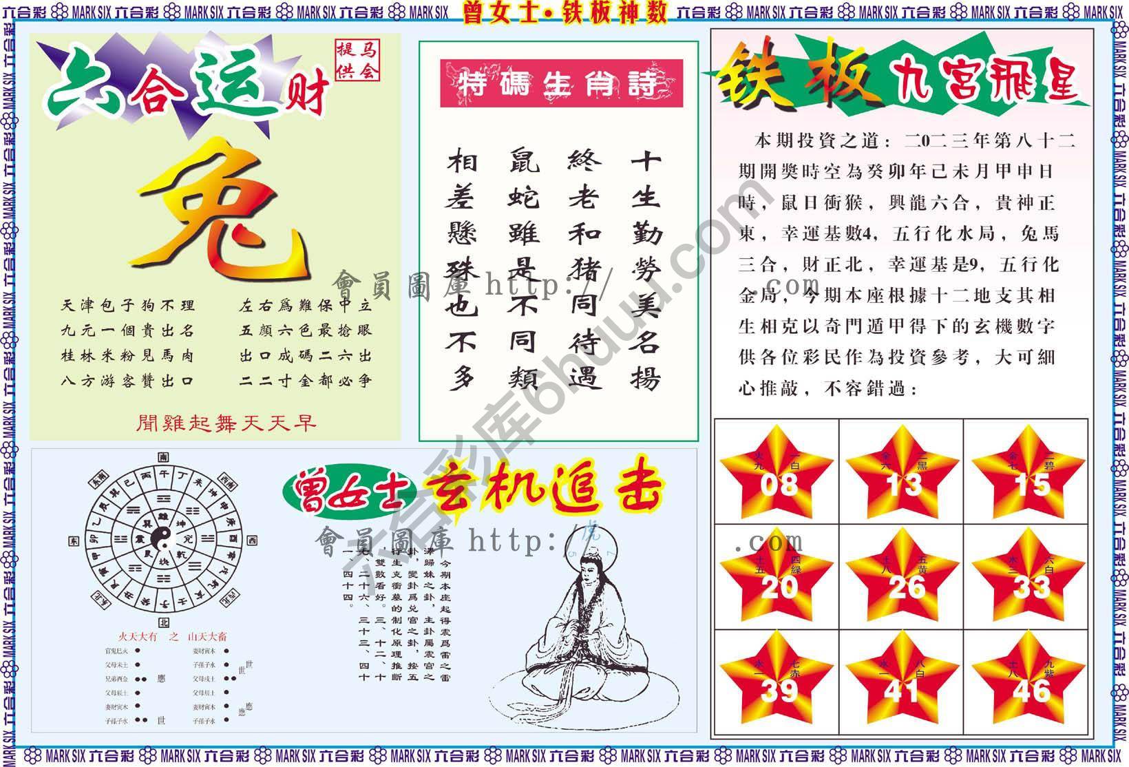 曾女士铁板神数