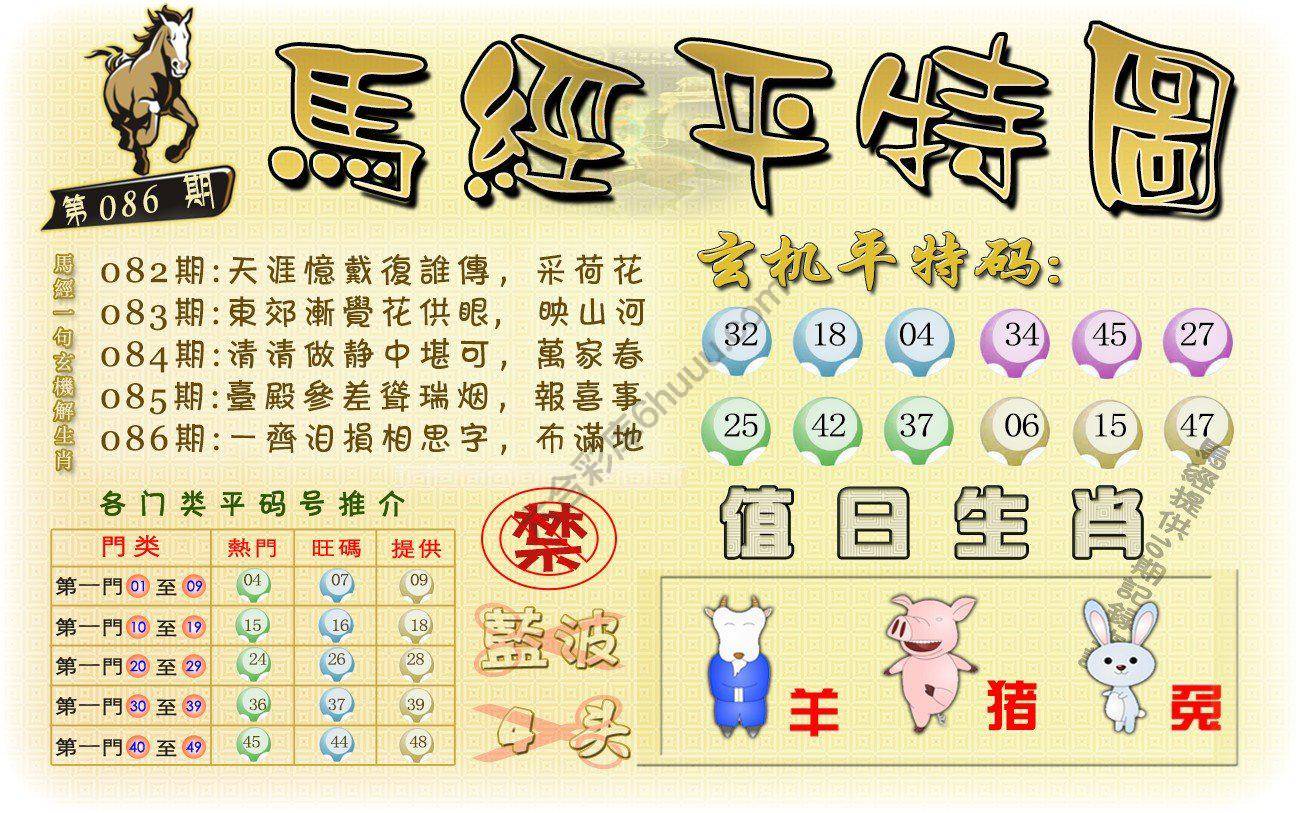 马经平特图