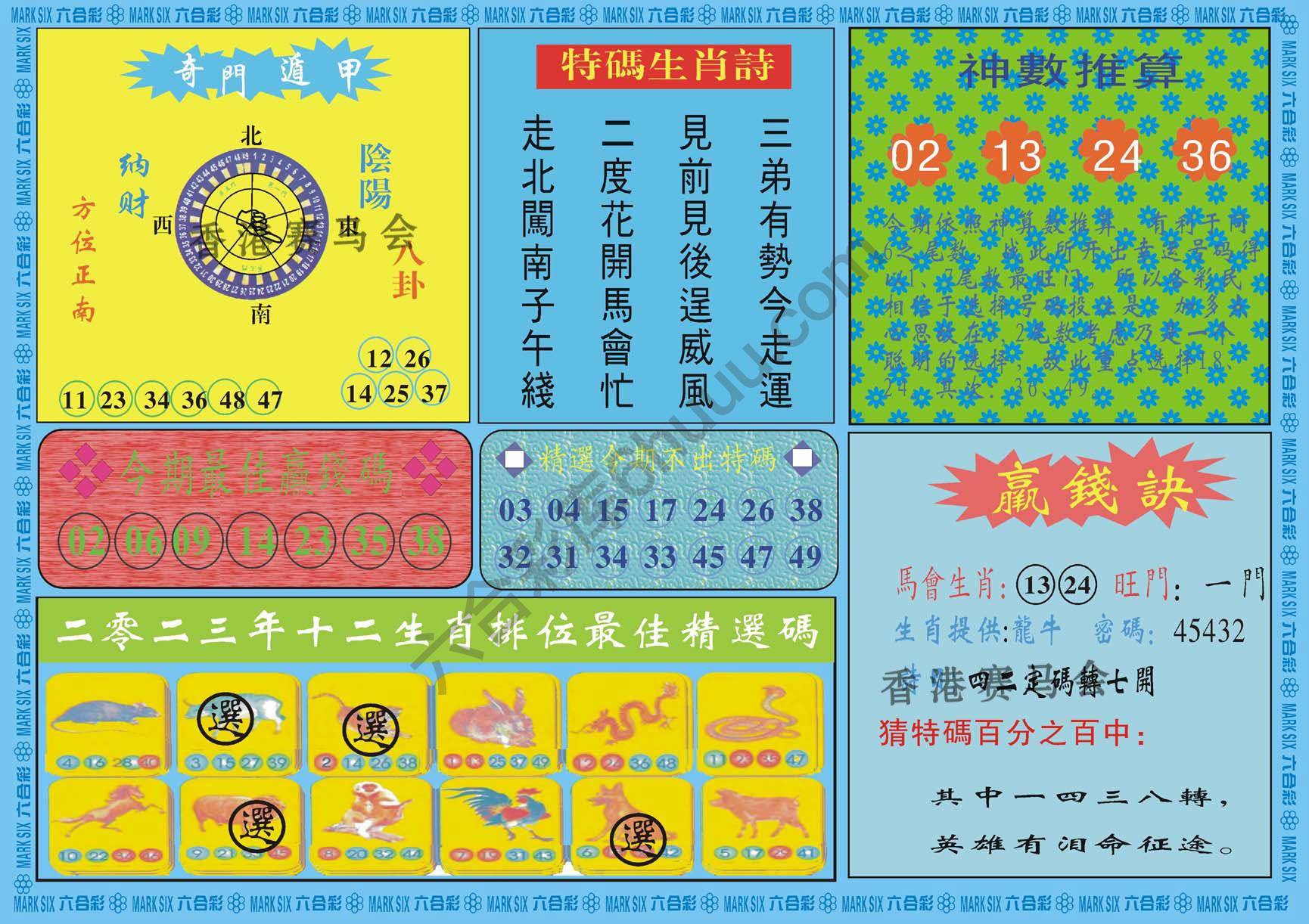 黄大仙灵码