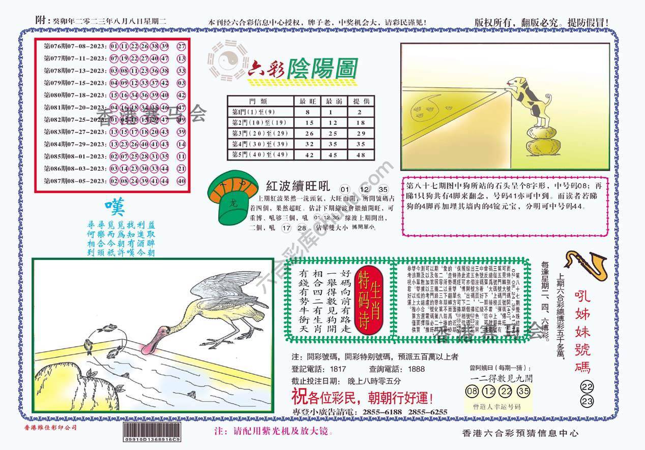六彩阴阳图