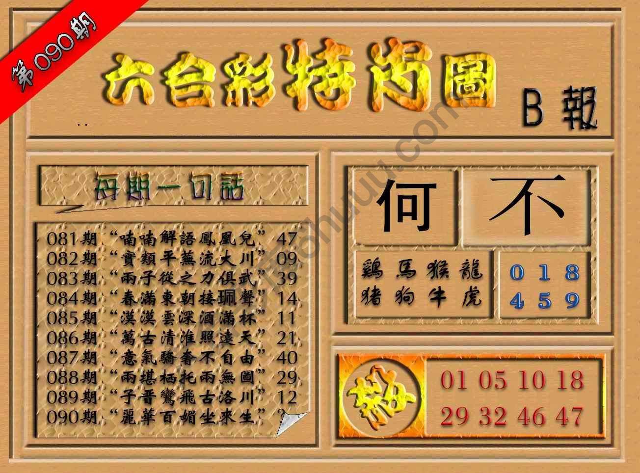 六合彩特肖图