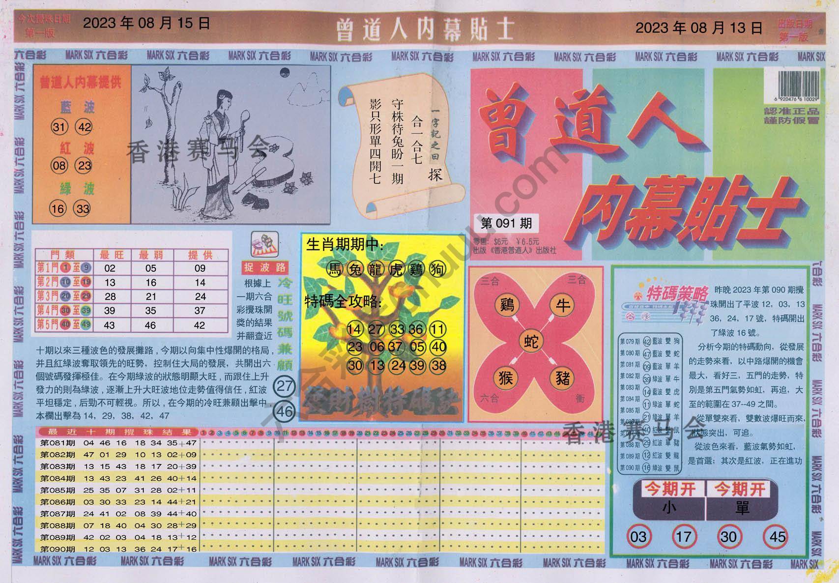 曾道人内幕贴士