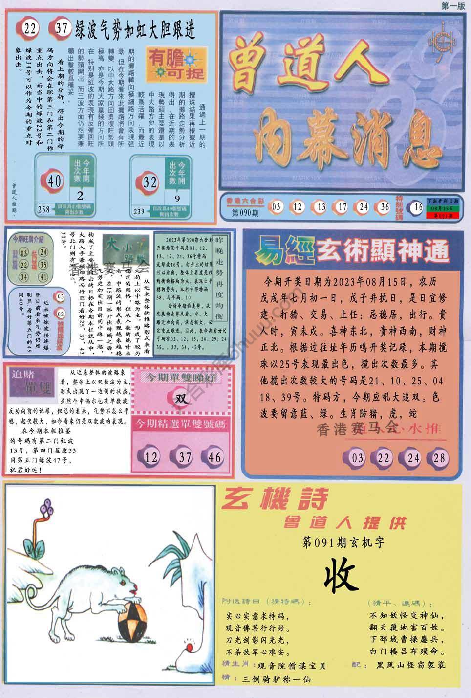 曾道人内幕消息