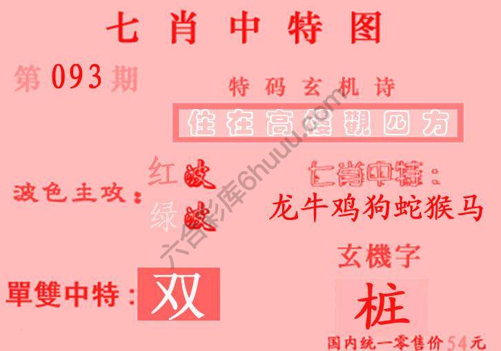 七肖中特图