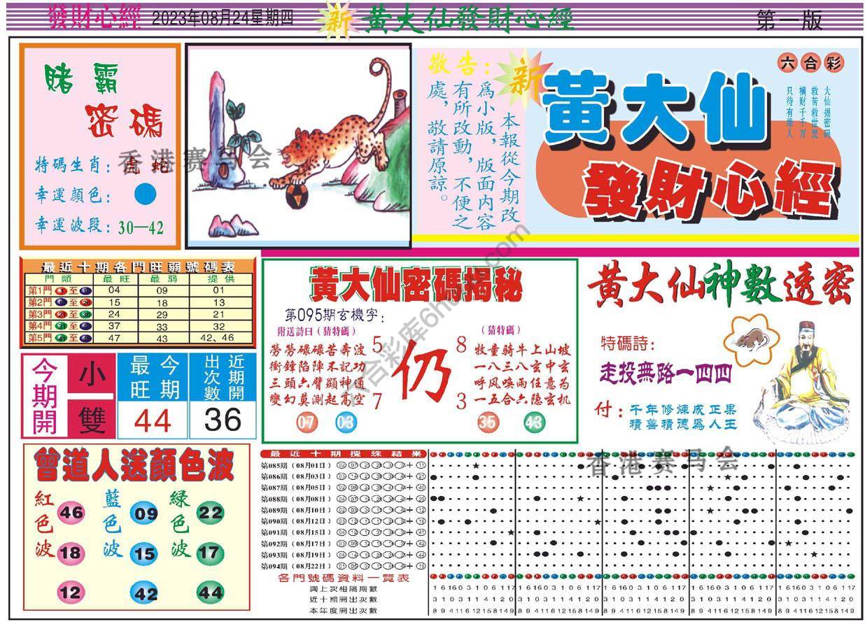 黄大仙发财心经