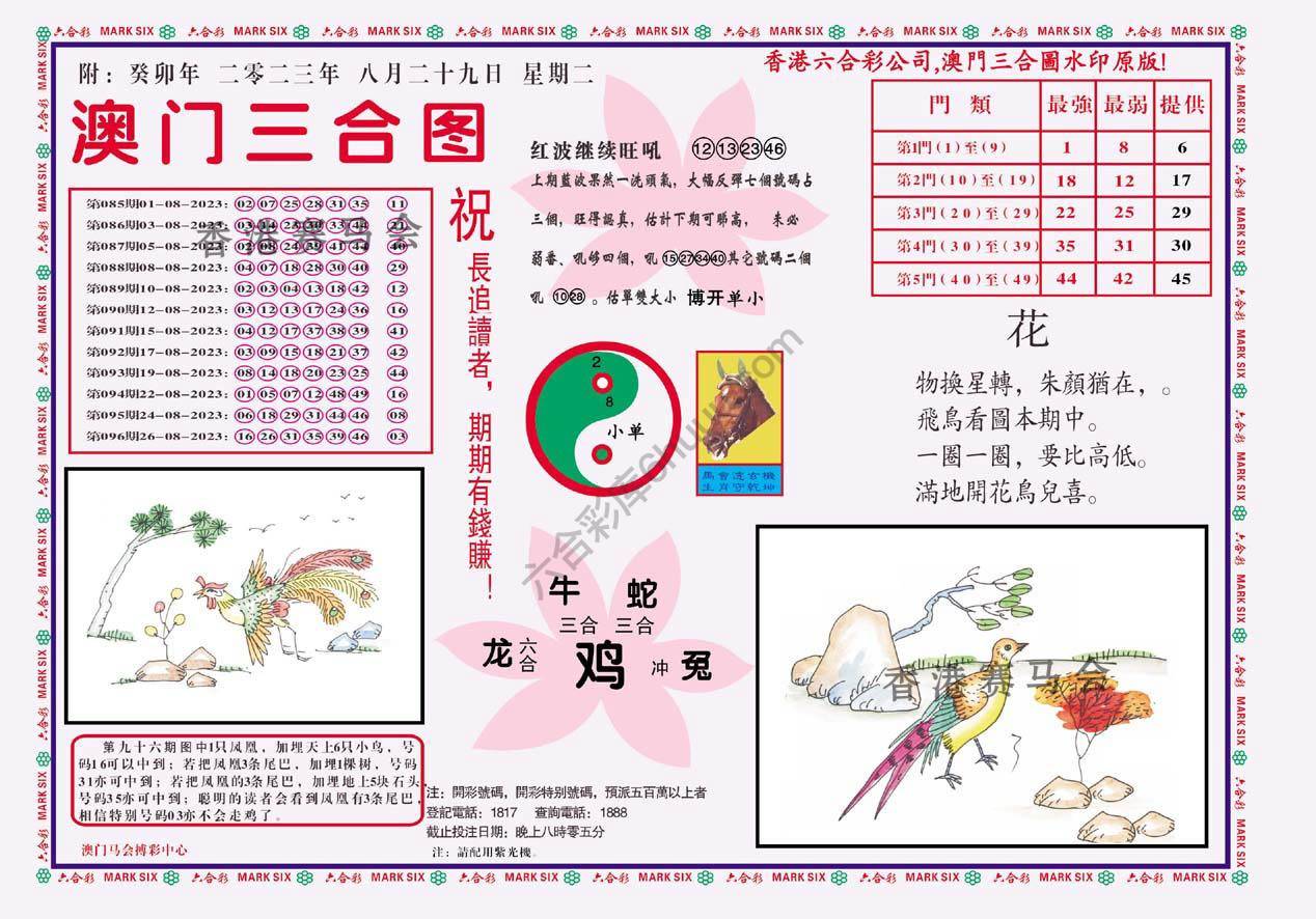 澳门三合图