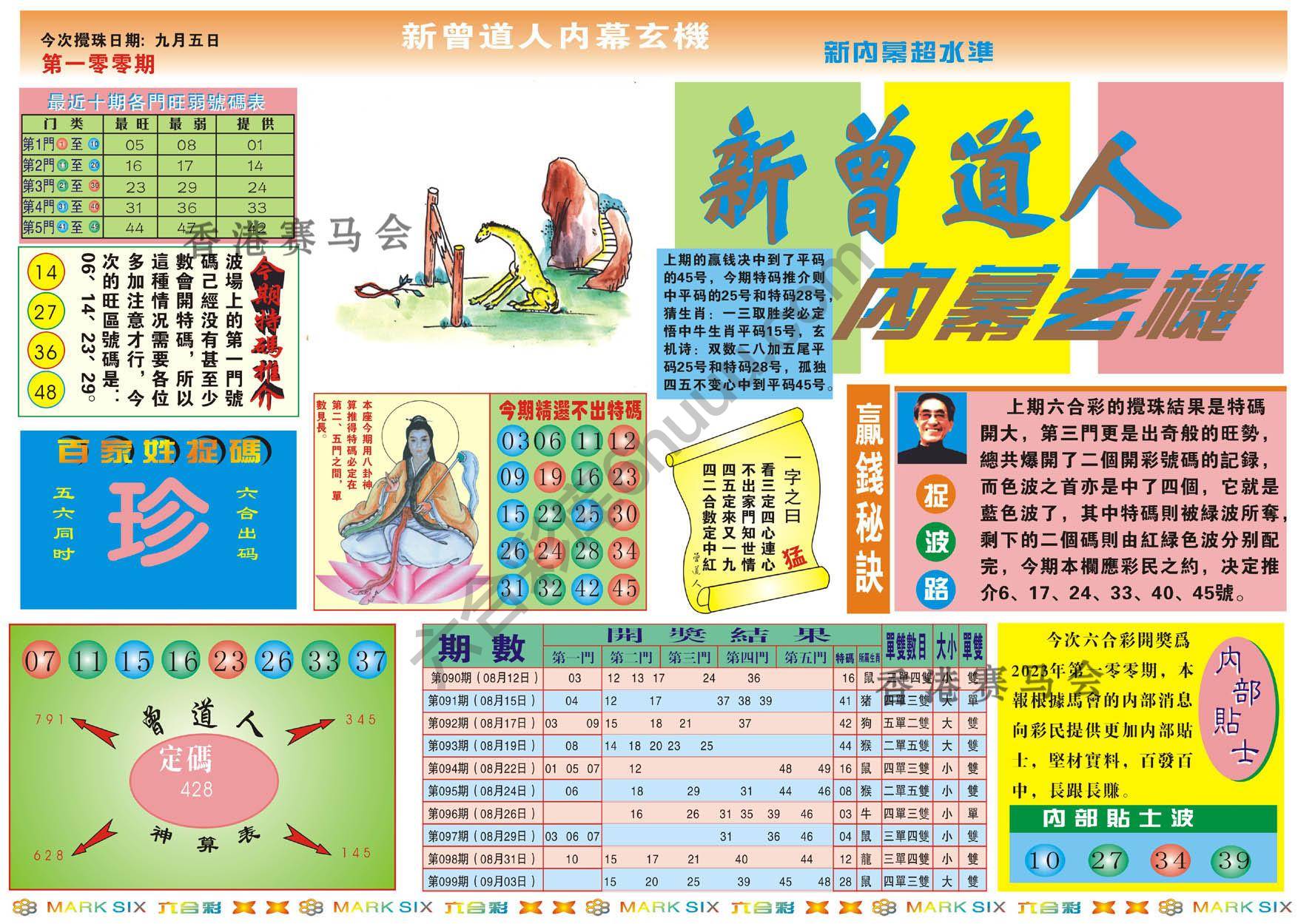 新曾道人内幕玄机