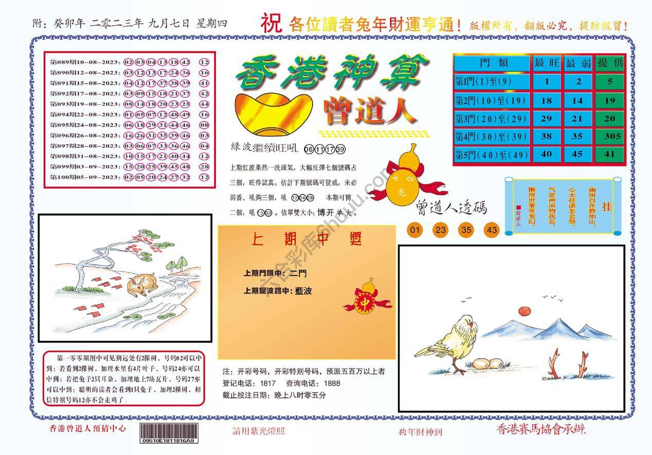 香港神算曾道人