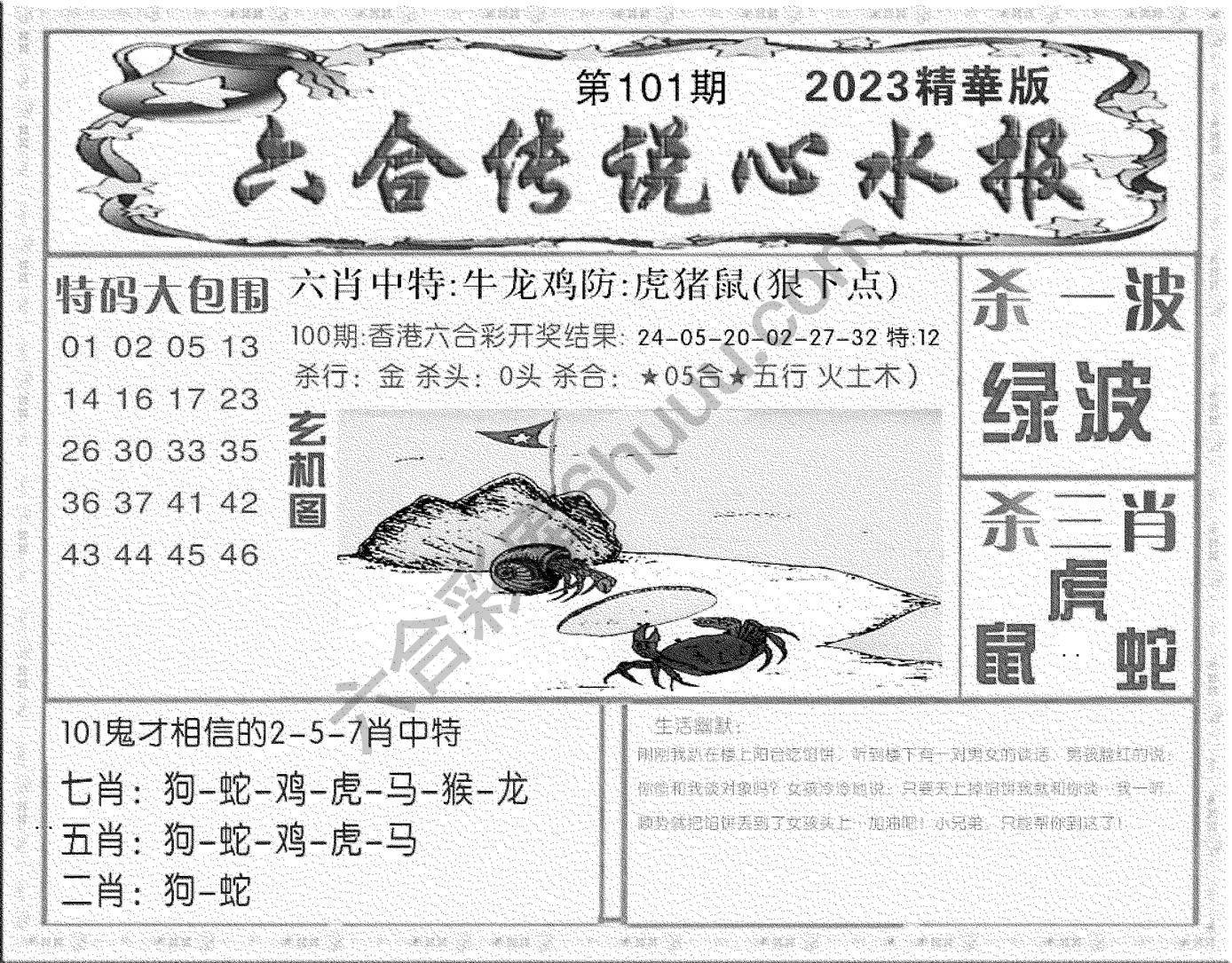 六合传说心水报