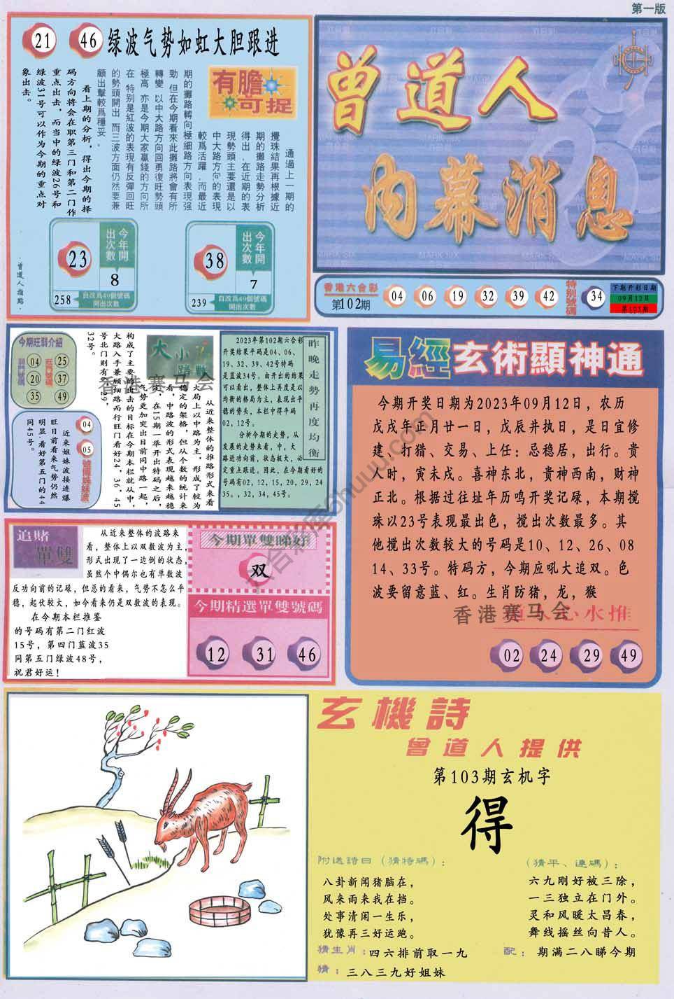 曾道人内幕消息