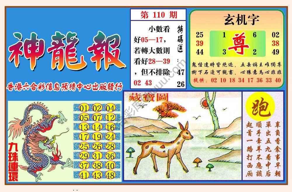 蓝月亮神龙报