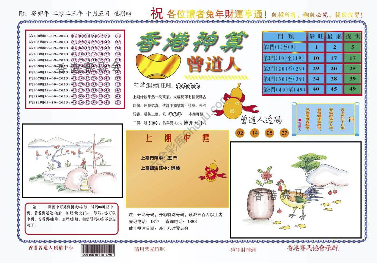 香港神算曾道人