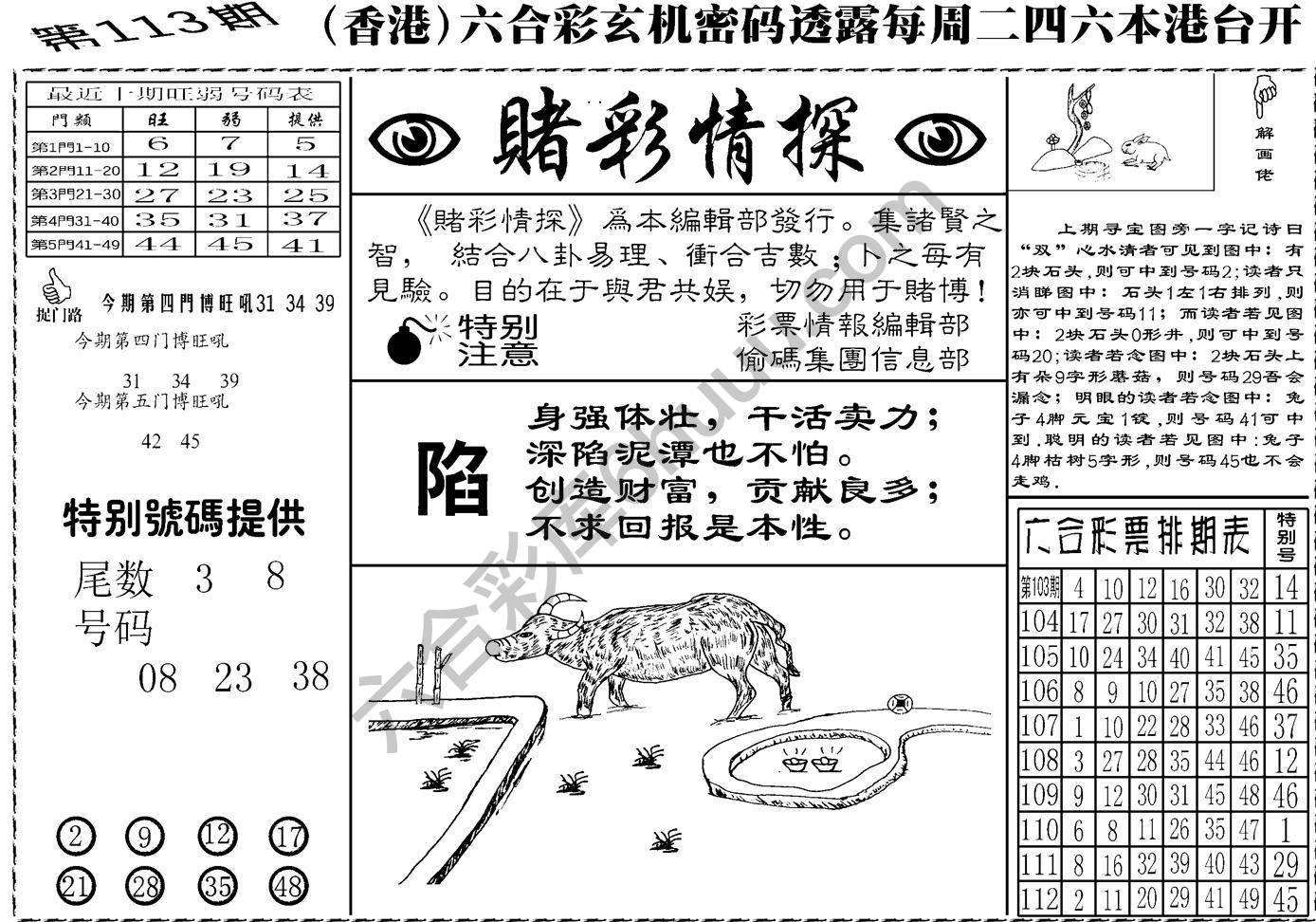 赌彩情探