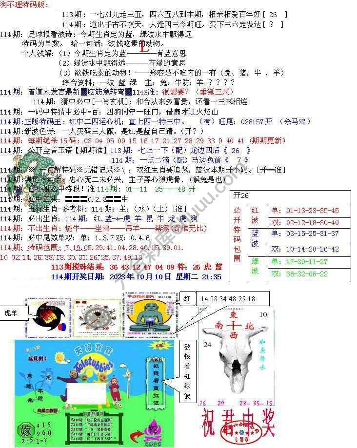 青龙五鬼报