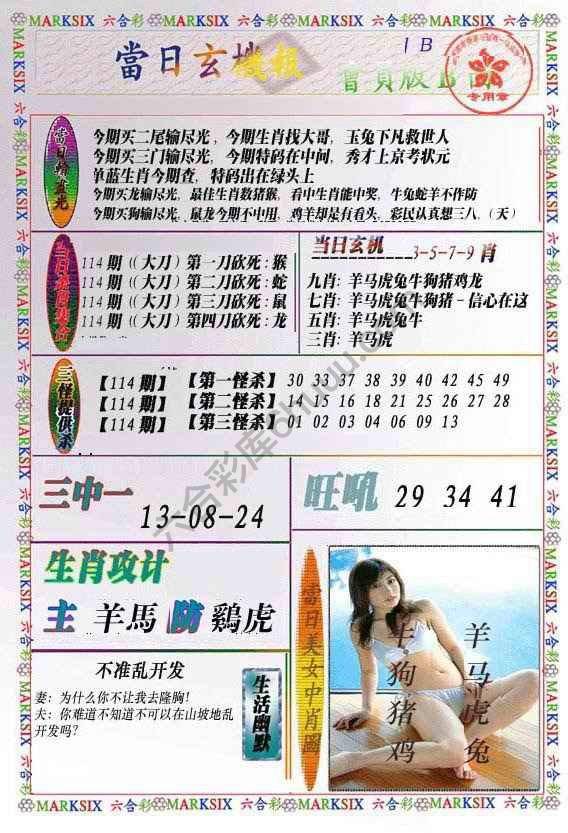 当日玄机报