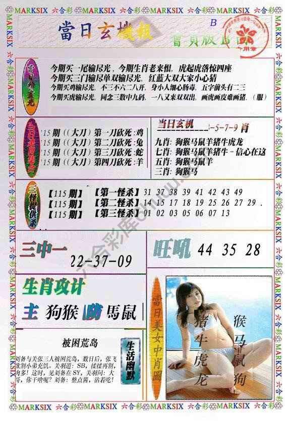 当日玄机报