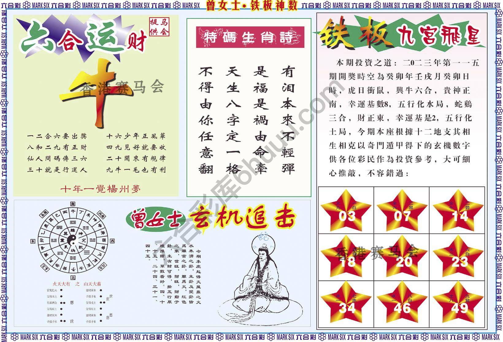 曾女士铁板神数