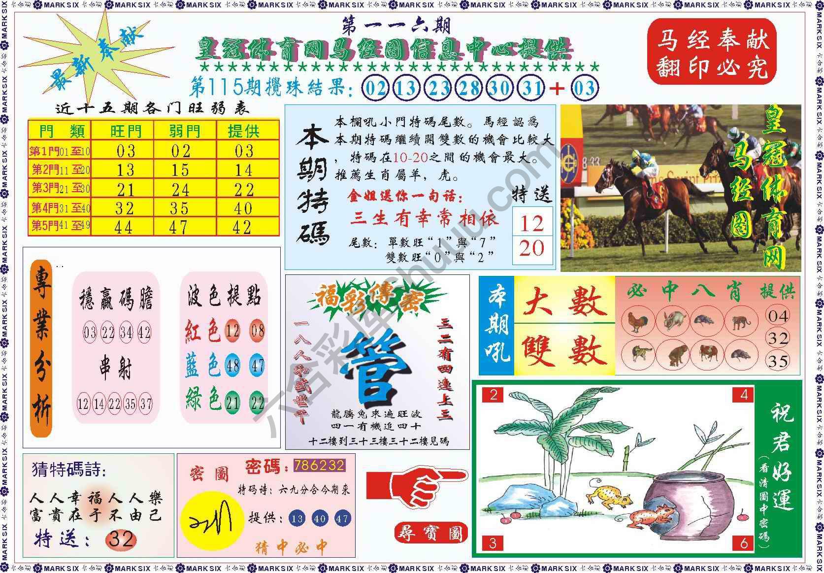 马经图记录